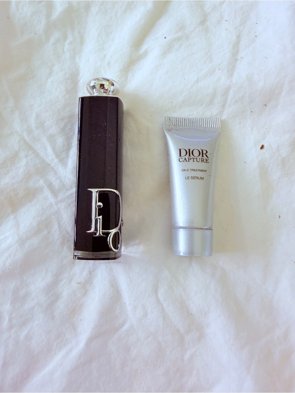 Dior Addict Lip Glow 641 + Dior Capture Le Sérum Mini Set Travel Size Bundle